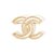 Chanel RHINESTONE GRANDE DE ORO Dorado Metal  ref.102557