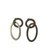 Dolce & Gabbana Earrings Silvery Steel  ref.102595