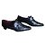 Jaime Mascaro Richelieu in pelle blu scuro Blu navy - vista 2