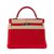 Hermès Hermes Kelly 32 Togo rotes Leder, PHW, neu mit Blase, neue Bedingung!  ref.102735