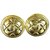 Ohrringe Chanel Golden Metall  ref.102851