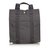 Hermès Herline Canvas Backpack PM Grigio Tela Panno  ref.103007