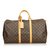 Louis Vuitton Monogram Keepall 50 Brown Leather Cloth  ref.103012