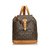 Louis Vuitton Monogram Montsouris MM Brown Leather Cloth  ref.103014