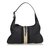 Gucci Jackie Jacquard Shoulder Bag Black White Cream Leather Cloth  ref.103018