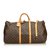 Louis Vuitton Monogram Keepall Bandouliere 60 Brown Leather Cloth  ref.103082