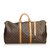 Louis Vuitton Monogram Keepall Bandouliere 60 Brown Leather Cloth  ref.103083