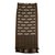 Hermès Scarves Pink Beige Dark brown Silk Cashmere  ref.103148