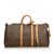 Louis Vuitton Monograma Keepall Bandouliere 60 Marrom Couro Lona  ref.103309
