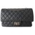 Chanel Tasche 2.55 Schwarz Leder  ref.103401