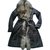 Pierre Cardin Coats, Outerwear Brown Cotton Fur Metal Nylon  ref.103418