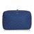 Chanel Bolsa de ordenador portátil Matelasse Azul Azul marino Nylon Paño  ref.103567