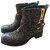 Strategia Ankle Boots Leopard print Leather  ref.103581