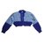Sonia Rykiel Knitwear Grey Purple Wool Rabbit Angora  ref.103595