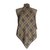Burberry gavroche foulard 45x45  classic check doré Soie Beige  ref.103637