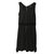 Schwarzes Kleid mit Samt Marc by Marc Jacobs Wolle Nylon Modal Strahl  ref.103950