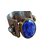 Autre Marque Lapis lazulli ring Silvery Blue Silver  ref.104016