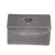 PRADA vintage wallet Black Leather Cloth  ref.104178