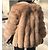 Autre Marque Cappotto in pelliccia di volpe beige - vista 2