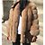 Autre Marque Cappotto in pelliccia di volpe beige - vista 3