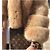 Autre Marque Cappotto in pelliccia di volpe beige - vista 4