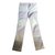 Chloé Chloe Tourterelle Boot Cut Jeans T 38 Bianco Cotone  ref.104351