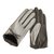 Agnelle Gloves Grey Leather  ref.104411