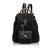 Gucci Bamboo Suede Drawstring Backpack Black Leather  ref.104527