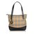 Burberry Plaid Canvas Tote Bag Brown Multiple colors Beige Leather Cloth Cloth  ref.104548