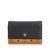 MCM Visetos Leather Small Wallet Brown Black  ref.104553