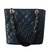 Chanel Shopping Blue Leather  ref.104647