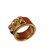 Hermès Hermes Vergoldeter silberner CDC-Ring Golden Geld  ref.104752