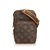 Louis Vuitton Monogram Mini Amazone Brown Leather Cloth  ref.104786