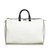 Gucci GG Supreme Travel Bag Preto Branco Couro Plástico  ref.104828