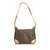 Louis Vuitton Monogram Boulogne GM Brown Light brown Dark brown Leather Cloth  ref.104865