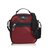 Burberry Plaid Nylon Crossbody Bag Black Red Leather Cloth  ref.104879