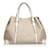 Céline Macadam Jacquard Tote Bag Brown White Beige Cream Leather Cloth  ref.104910