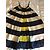 Vestido de seda listrado marinho, creme e amarelo Marc by Marc Jacobs. - vista 6