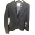 Autre Marque Schwarze Jacke aus dicker Wolle  ref.105272