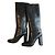 Botas Michael Kors de charol negro Talla 37 - vista 2