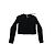 Silent Damir Doma Pullover mit Reißverschluss, Größe XS / S Schwarz - Ansicht 2