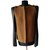 Maje Antelope Black Caramel Leather Wool  ref.99517