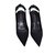 Louis Vuitton Heels Black Golden Cloth  ref.99571