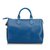 Louis Vuitton Epi Speedy 30 Azul Cuero  ref.99597