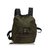 Prada Nylon Drawstring Backpack Green Dark green Cloth  ref.99602