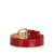 Louis Vuitton Monogram Vernis Belt Red Leather Patent leather  ref.99640
