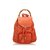 Gucci Bamboo Leather Drawstring Backpack Orange  ref.99806
