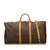 Louis Vuitton Monogram Keepall Bandouliere 60 Brown Leather Cloth  ref.99924