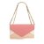 Chloé Leather Chain Shoulder Bag Pink White Cream  ref.99941