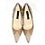 Amanda Wakeley Décolleté in pizzo e pelle scamosciata Marrone Taupe Caramello - vista 2